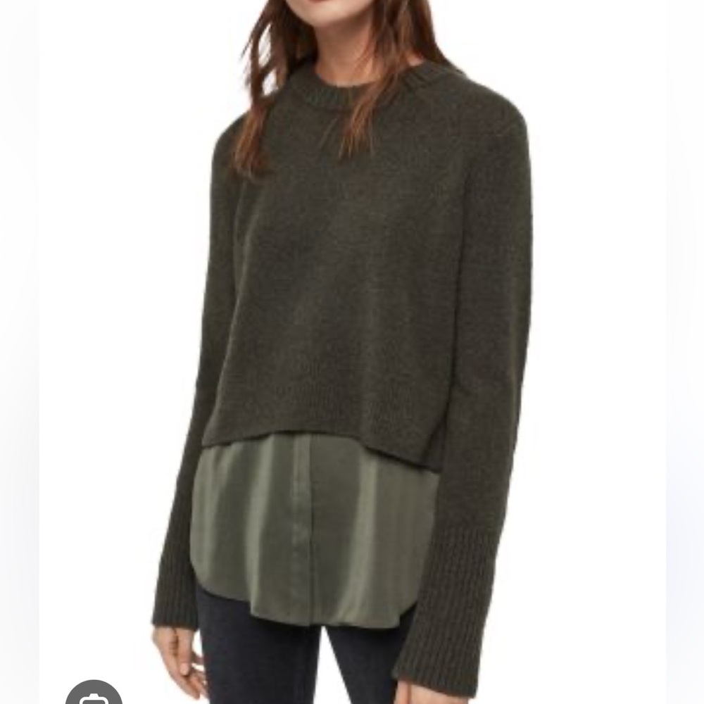 AllSaints Tierney Sweater with Layered Hem Women’s Small